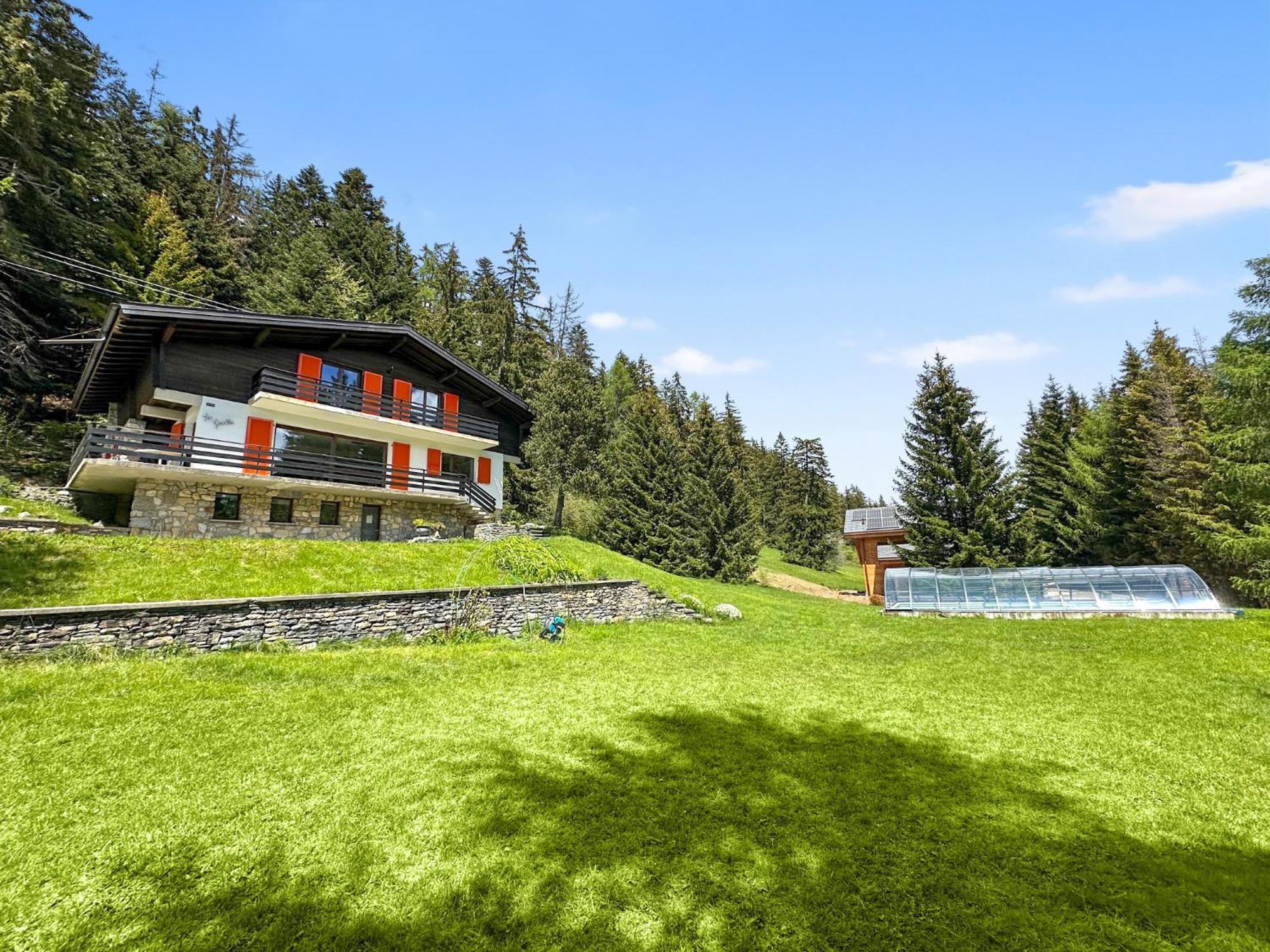 Chalet Familial Les Girolles Aux Portes D'Anzere Arbaz Zewnętrze zdjęcie