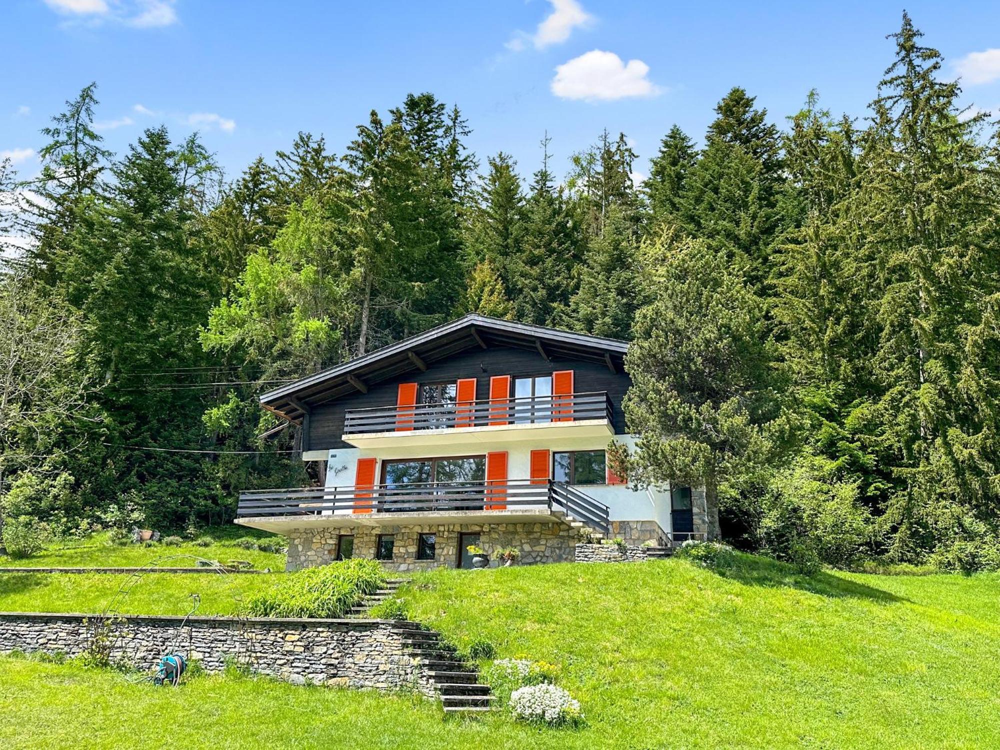 Chalet Familial Les Girolles Aux Portes D'Anzere Arbaz Zewnętrze zdjęcie